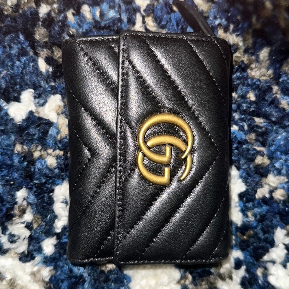 Gucci marmot women’s trifold wallet